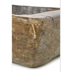 Pamono Antique Hand-Carved Solid Wood Trough><noscript><img width=