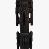 Pamono Antique Hand-Carved Wooden Pillar Column, Afghanistan / Pakistan, 1890s