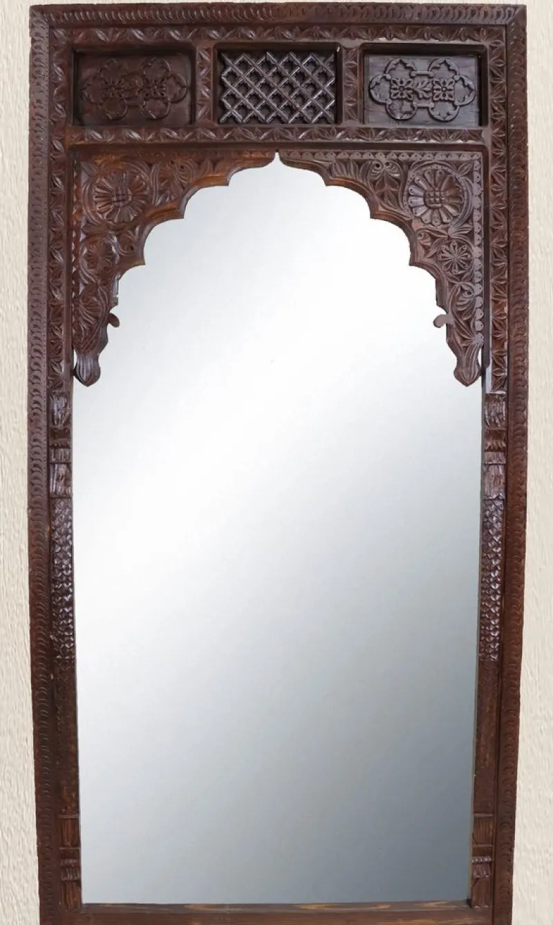 Pamono Antique Handmade and Handcarved Archway Door Frame, Nuristan, Afghanistan, 1920s> Architectural Elements