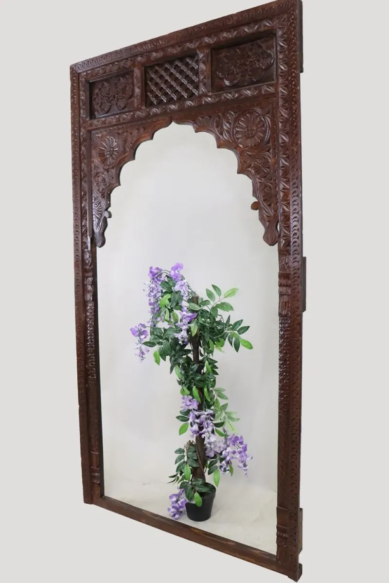 Pamono Antique Handmade and Handcarved Archway Door Frame, Nuristan, Afghanistan, 1920s> Architectural Elements