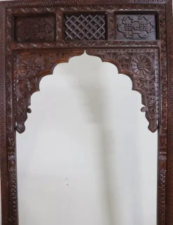 Pamono Antique Handmade and Handcarved Archway Door Frame, Nuristan, Afghanistan, 1920s><noscript><img width=