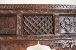Pamono Antique Handmade and Handcarved Archway Door Frame, Nuristan, Afghanistan, 1920s><noscript><img width=