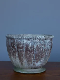 Pamono Antique Handmade Lead Planter><noscript><img width=
