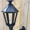 Pamono Antique Hexagon Cast Iron Wall Lantern> Garden Lighting