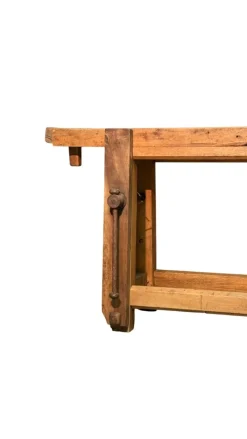 Clearance Pamono Antique Hornbeam Carpenters Table, 1800s
