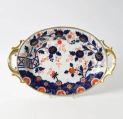Pamono Antique Imari Pattern Porcelain Charger Plate from Fischer & Mieg Pirkenhammer, 1850s> Dinnerware Accessories