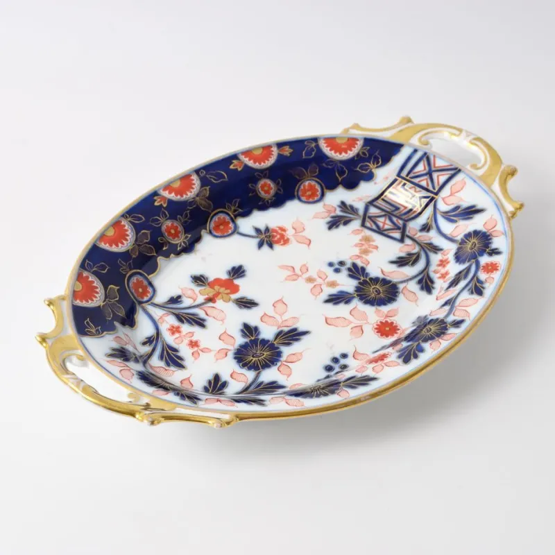 Pamono Antique Imari Pattern Porcelain Charger Plate from Fischer & Mieg Pirkenhammer, 1850s> Dinnerware Accessories
