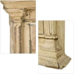 Online Pamono Antique Indian Double-Leaf Door in Carved Solid Wood