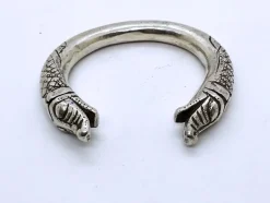 Pamono Antique Indian Makara Himachal Pradesh Bracelet in Silver, Early 1900s><noscript><img width=