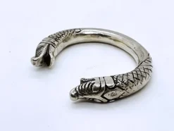 Pamono Antique Indian Makara Himachal Pradesh Bracelet in Silver, Early 1900s><noscript><img width=
