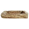 Pamono Antique Indian Narrow Wood Trough> Garden Accessories
