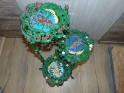 Pamono Antique Industrial German Brass Garden Table> Garden Tables