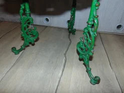 Pamono Antique Industrial German Brass Garden Table><noscript><img width=