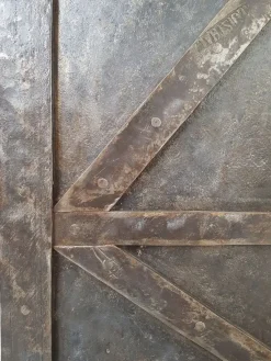 Outlet Pamono Antique Industrial Iron Door, 18th Century