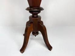 Pamono Antique Inlaid Chess Trumpet Sewing Table><noscript><img width=
