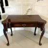 Pamono Antique Irish George II Chippendale Mahogany Card Table, 1750> Game Tables