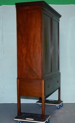 Sale Pamono Antique Irish Georgian Style Hardwood Wardrobe from Millar & Beatty