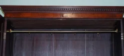 Sale Pamono Antique Irish Georgian Style Hardwood Wardrobe from Millar & Beatty