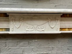 Outlet Pamono Antique Irish Regency Fireplace in Marble, 1830