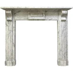Discount Pamono Antique Irish Regency Period Marble Fireplace Mantel, 1820