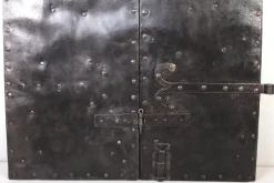 Online Pamono Antique Iron Clad Folding Door, Bohemia, 1760s