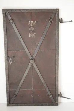New Pamono Antique Iron Plate Door, 1800s