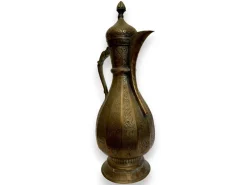 New Pamono Antique Islamic Teapot in Brass Bukhara, 1900s
