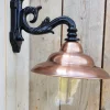 Discount Pamono Antique Italian Black Copper Wall Lantern