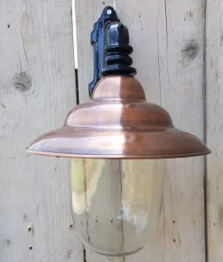 Discount Pamono Antique Italian Black Copper Wall Lantern