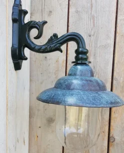 Discount Pamono Antique Italian Green Copper Patina Outdoor Wall Lamp