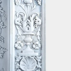 Pamono Antique Italian Marble Renaissance Revival Fireplace Mantel, 1890><noscript><img width=