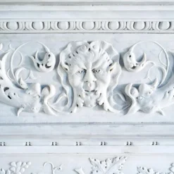 Pamono Antique Italian Marble Renaissance Revival Fireplace Mantel, 1890><noscript><img width=