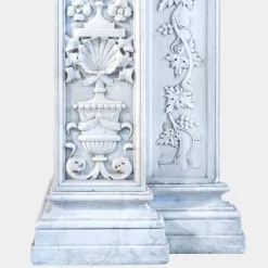 Pamono Antique Italian Marble Renaissance Revival Fireplace Mantel, 1890><noscript><img width=