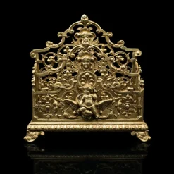 Pamono Antique Italian Ornate Letter Rack, 1890s