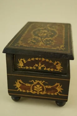 Pamono Antique Italian Sorrento Wood Jewelery Box, 1800s><noscript><img width=