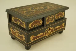 Pamono Antique Italian Sorrento Wood Jewelery Box, 1800s><noscript><img width=