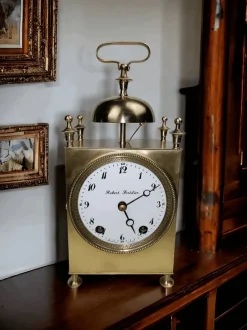 Pamono Antique Italian Travel Watch with Swiss Movement by Robert Fortilier for Cappuccina><noscript><img width=