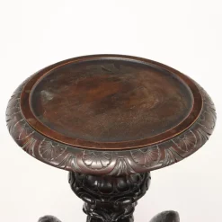 Pamono Antique Italian Vase Holder in Walnut><noscript><img width=