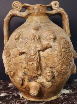 Pamono Antique Italian Votive Vase in Terracotta, 1800s> Vases