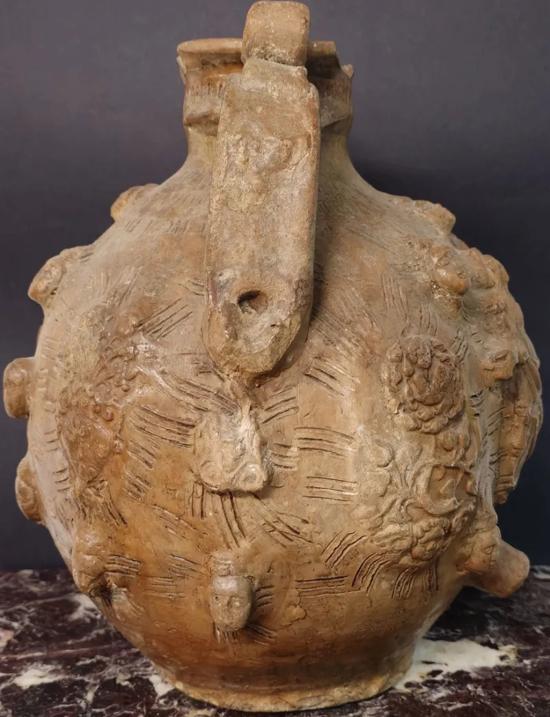 Pamono Antique Italian Votive Vase in Terracotta, 1800s> Vases