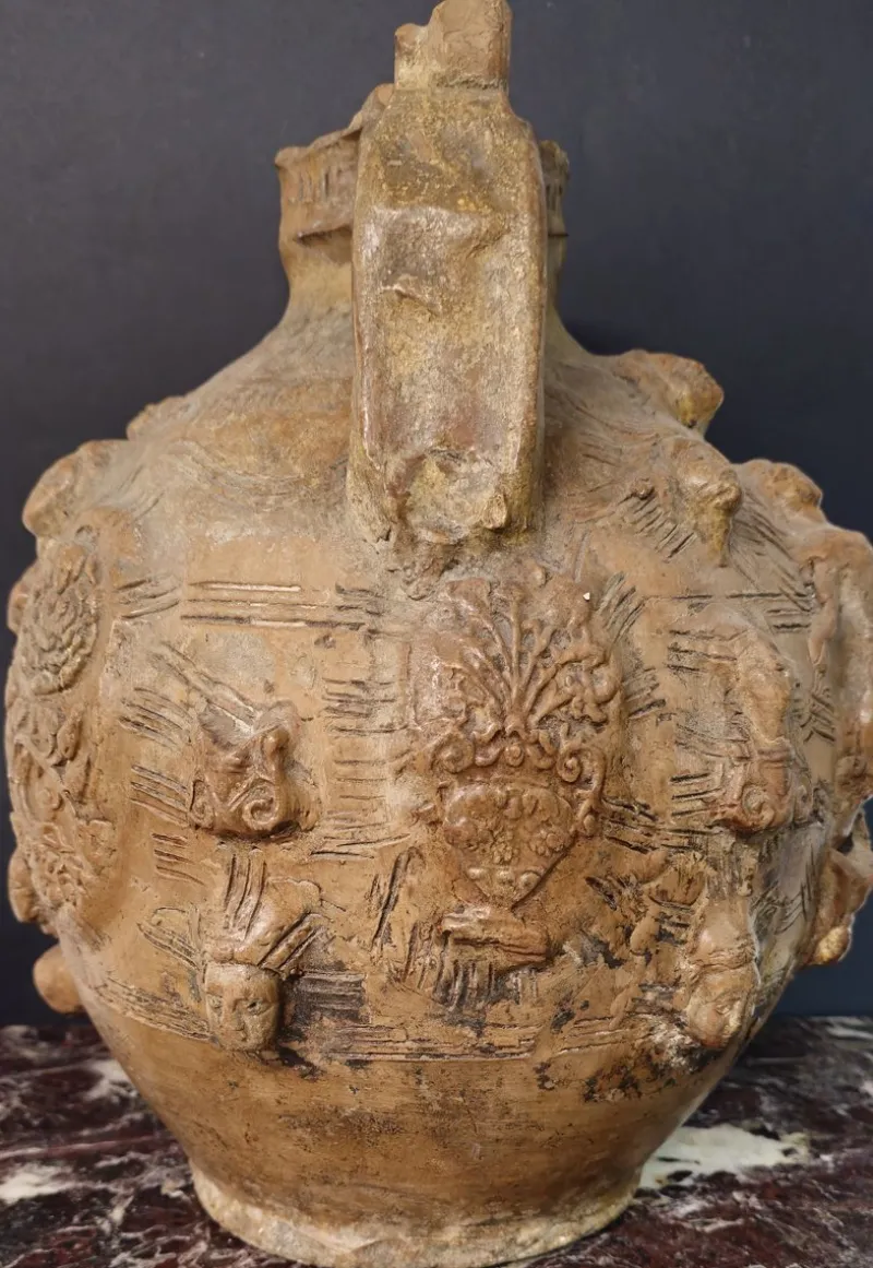 Pamono Antique Italian Votive Vase in Terracotta, 1800s> Vases