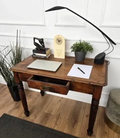Pamono Antique Italian Walnut Desk, 1890s