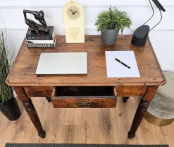 Pamono Antique Italian Walnut Desk, 1890s