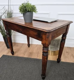 Pamono Antique Italian Walnut Desk, 1890s