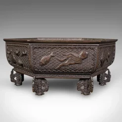 Pamono Antique Japanese Bronze Bonsai Jardiniere, 1850><noscript><img width=