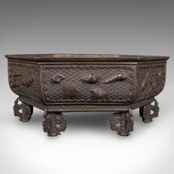 Pamono Antique Japanese Bronze Bonsai Jardiniere, 1850><noscript><img width=