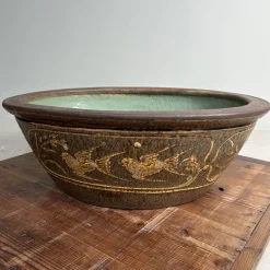 Clearance Pamono Antique Japanese Ceramic Water Pot, 1910s