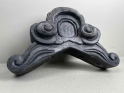 New Pamono Antique Japanese Kawara Onikawara Rooftop Ornament
