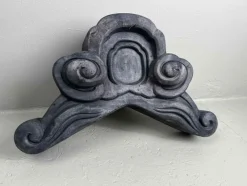 New Pamono Antique Japanese Kawara Onikawara Rooftop Ornament