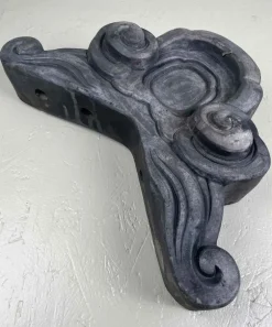 New Pamono Antique Japanese Kawara Onikawara Rooftop Ornament